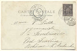PARIS - AVENUE DU BOIS DE BOULOGNE. - 1900. Pohlednice. Paříž. Francie. Cizina. Dlouhá adresa. Kočáry.