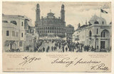 1900. Pohlednice. Paříž. Francie. Cizina. Místopis. Dlouhá adresa.