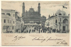 EXPOSITION UNIVERSELLE 1900. PARIS - PALAIS D'ALGÉRIE ET DU TROCADÉRO. - 1900. Pohlednice. Paříž. Francie. Cizina. Místopis. Dlouhá adresa.