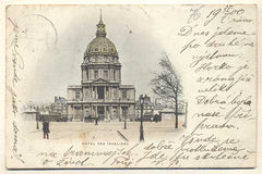 PARIS - HOTEL DES INVALIDES. - 1900. Pohlednice. Paříž. Francie. Cizina. Místopis. Dlouhá adresa.
