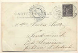 PARIS - BOIS DE BOULOGNE; LA CASCADE. - 1900. Pohlednice. Paříž. Francie. Cizina. Místopis. Dlouhá adresa. Kočáry; kola.