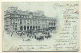 1900. Pohlednice. Paříž. Francie. Cizina. Místopis. Dlouhá adresa. Kočáry; povozy.
