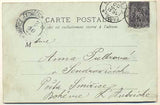 PARIS - GARE SAINT-LAZARE - COUR DE ROME. - 1900. Pohlednice. Paříž. Francie. Cizina. Místopis. Dlouhá adresa. Kočáry; povozy.