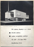 1937. Členská výstava. Katalog výstavy. /architektura/