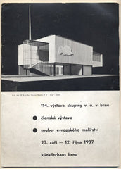 114. VÝSTAVA SKUPINY V. U. V BRNĚ. - 1937. Členská výstava. Katalog výstavy. /architektura/