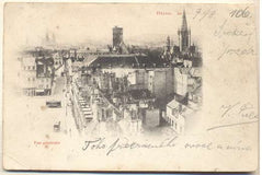 DIJON - VUE GÉNÉRALE. - 1900. Pohlednice. Dijon. Francie. Cizina. Místopis. Dlouhá adresa.