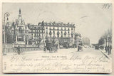 1900. Pohlednice. Ženeva. Švýcarsko. Cizina. Místopis. Dlouhá adresa.