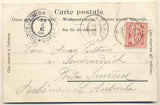 GENÉVE - QUAI DU LÉMAN. - 1900. Pohlednice. Ženeva. Švýcarsko. Cizina. Místopis. Dlouhá adresa.