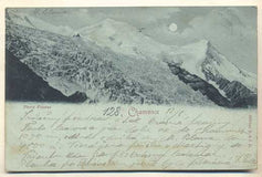 CHAMONIX - PIERRE POINTUE. - 1900. Pohlednice. Francie - Pierre Pointue. Cizina. Místopis. Dlouhá adresa.