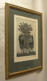 BRUNOVSKÝ; ALBÍN. - VETERNO - Lept; 32/100; sign. 1980. 215x150; pasparta; sklo; rám. 390x300 /grafika/