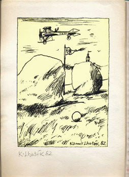 1982. AEROPLÁN - Vl. Suchánkovi k padesátinám. Litografie; 245x175; sign.; datováno 1982.