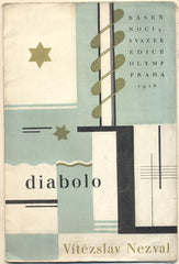 NEZVAL; VÍTĚZSLAV: DIABOLO. - 1926. 1. vyd. Olymp sv. 5. Obálka a typo VÍT OBRTEL.