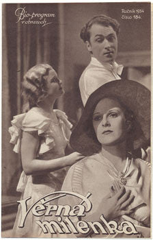 1934. Bio-program v obrazech; č. 184. /film/program/