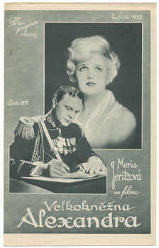 1933. Bio-program v obrazech; č. 87. /film/program/