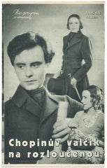 CHOPINŮV VALČÍK NA ROZLOUČENOU. - 1934. Bio-program v obrazech; č. 201. /film/program/