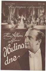 HRDINA DNE. - 1933. Bio-program v obrazech; č. 42. /film/program/