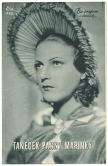 TANEČEK PANNY MÁRINKY. - 1936. Bio-program v obrazech; č. 312. /film/program/