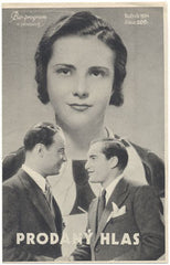 PRODANÝ HLAS. - 1934. Bio-program v obrazech; č. 209. /film/program/
