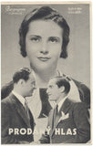 PRODANÝ HLAS. - 1934. Bio-program v obrazech; č. 209. /film/program/