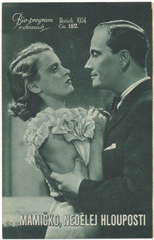 1934. Bio-program v obrazech; č. 182. /film/program/