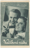 VALČÍKOVÁ VÁLKA. - 1933. Bio-program v obrazech; č. 88. /film/program/