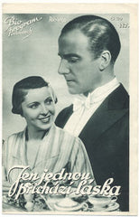 JEN JEDNOU PŘÍCHÁZÍ LÁSKA. - 1933. Bio-program v obrazech; č. 117. /film/program/