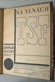 SEIFERT; JAROSLAV: NA VLNÁCH TSF. - 1925. 1. vyd. Edice Hosta sv. I. Úprava KAREL TEIGE. /poesie/