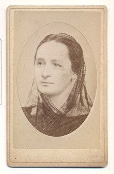 19. st. Božena Němcová; spisovatelka. J. Maloch; vizitka 108x68 /kabinetka/