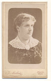 Otýlie Sklenářová-Malá; herečka. Atelier J. Mulač; vizitka /kabinetka/