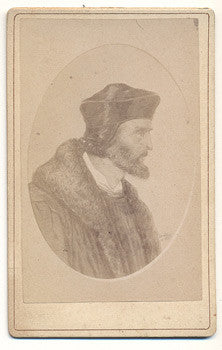 19. st. Mistr Jan Hus; kněz. Vizitka /kabinetka/