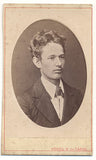 19. st. Josef Braun; spisovatel; učitel. Atelier Vörös Kés Társa. Vizitka /kabinetka/