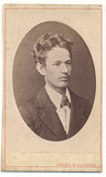 BRAUN; JOSEF. - 19. st. Josef Braun; spisovatel; učitel. Atelier Vörös Kés Társa. Vizitka /kabinetka/