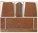 TOMAN; KAREL: STOLETÝ KALENDÁŘ. - 1926. Kožená vazba sign. J. KOPEČEK; úprava knihy A. CHLEBEČEK. Zlatokvět. /q/