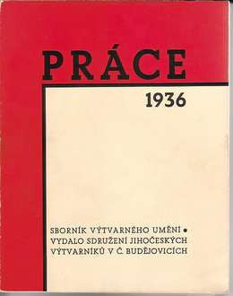 1936. Sborník výtvarného umění.  Obálka a úprava arch. KAREL CHOCHOLA. /architektura/