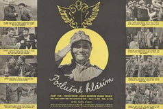 POSLUŠNĚ HLÁSÍM. - 1957. Český film. Režie Karel Steklý. Filmový program; plakát.