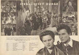 1955. Český film. Režie Karel Steklý. Filmový program; plakát.