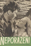 NEPORAŽENÍ. - 1956. Český film. Režie Jiří Sequens. Filmový plakát; program.