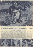 POHÁDKA O PRINCEZNĚ A BOHATÝRU. (RUSLAN A LUDMILA).  - 1939. Ruský film. Režie I. Nikitčenko. Filmový program; plakát.