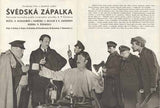 ŠVÉDSKÁ ZÁPALKA. - 1955.