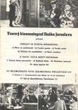 VZORNÝ KINEMATOGRAF HAŠKA JAROSLAVA. - 1955. Český film. Režie Oldřich Lipský. Filmový program; plakát.