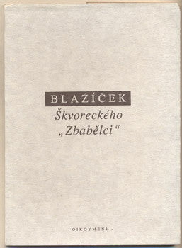 1992. Obálka ZDENĚK ZIEGLER.