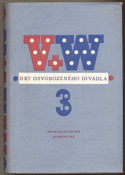 1956. Obálka MUZIKA. 1. vyd. Voskovec; Werich. /Osvobozené divadlo/w/60/