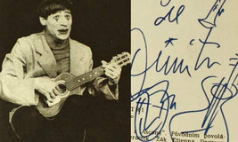 FESTIVAL INTERNATIONAL DE LA PANTOMIME.  - 1969. 1. festivalu pantomimy; 17 autogramů. /podpis/divadlo/pantomima/