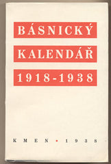 BÁSNICKÝ KALENDÁŘ LET 1918 - 1938. - 1938. Obálka RUDOLF HÁLA.
