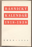 BÁSNICKÝ KALENDÁŘ LET 1918 - 1938. - 1938. Obálka RUDOLF HÁLA.