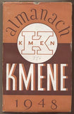 ALMANACH KMENE 1948. - 1948. Obálka SVATOPLUK KLÍR.