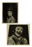 MARCEL MARCEAU. - 60. léta; 2 fotografie 235x175; 215x195. /divadlo/pantomima/