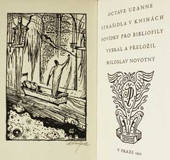 UZANNE; OCTAVE: STRAŠIDLA V KNIHÁCH. - 1933. Picka;Čtení pro bibliofily; sv. 26. JAN KONŮPEK; ruční pap.; 75 ex. REZERVACE