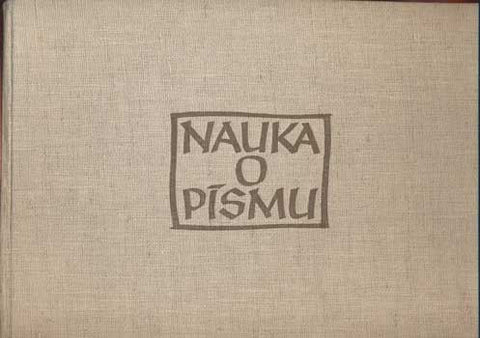 1954. 1. vyd. /písmo/typografie/