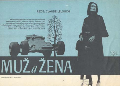 1966. Plakát. Režie Lelouch.